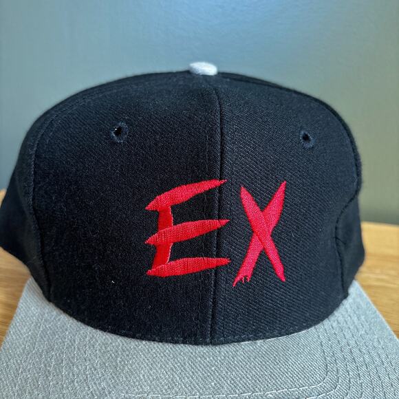 Vintage 90s Special Export Beer EX Black Red Snapback Hat - Picture 2 of 7